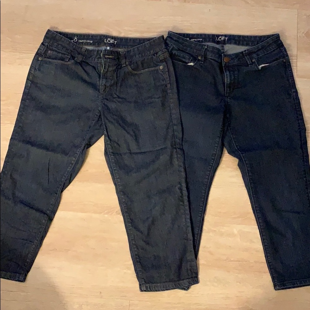 Ann Taylor Loft Crop Jeans Bundle - 2 Pairs